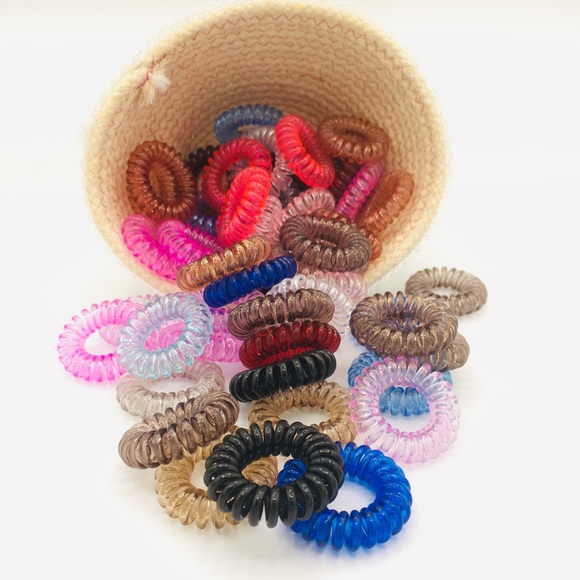 GGMarie Accessories - Brown SOLD OUT Coil Ties with Hair Tie Ring